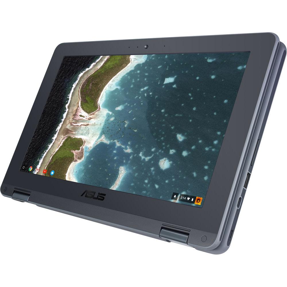 ASUS 11.6" C213SA-YS02 Multi-Touch 2-in-1 Chromebook Flip