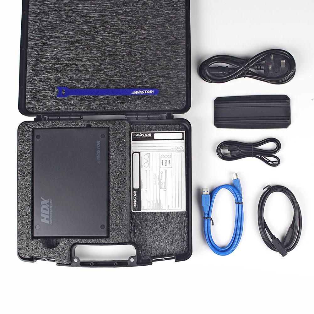 Avastor 4TB HDX 1500 Series External HDD with LockBox, Avastor, 4TB, HDX, 1500, Series, External, HDD, with, LockBox