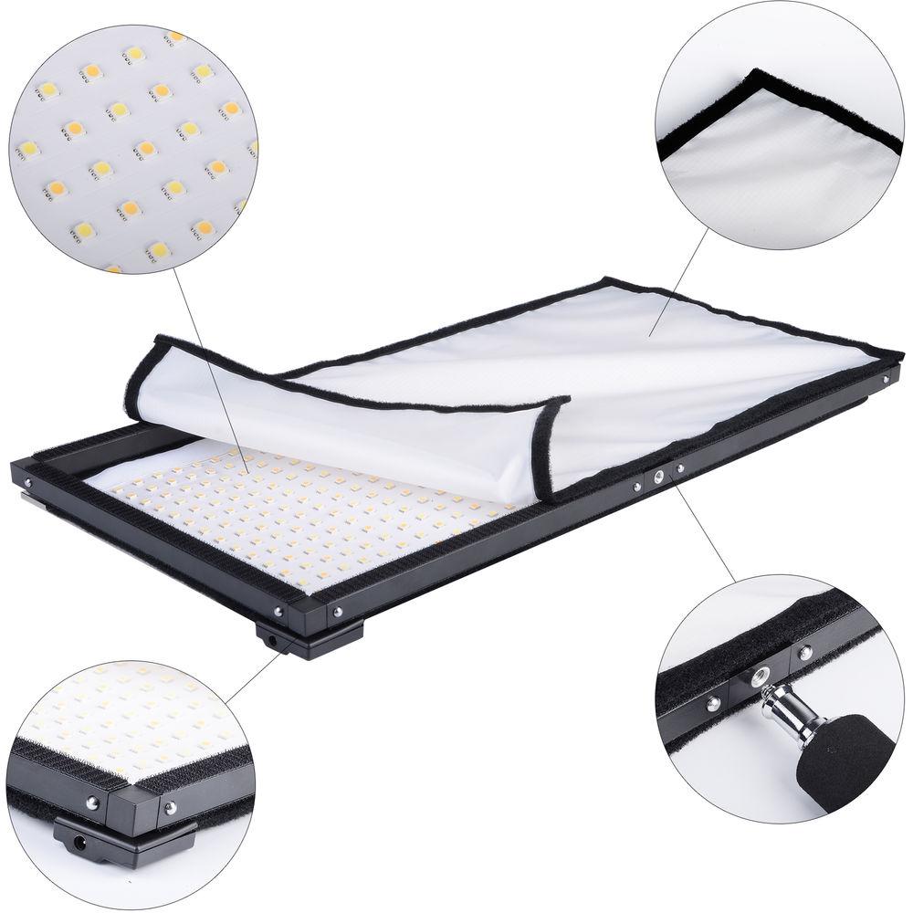 Bescor FM448 Bi-Color LED Light Mat with Battery Pack Kit