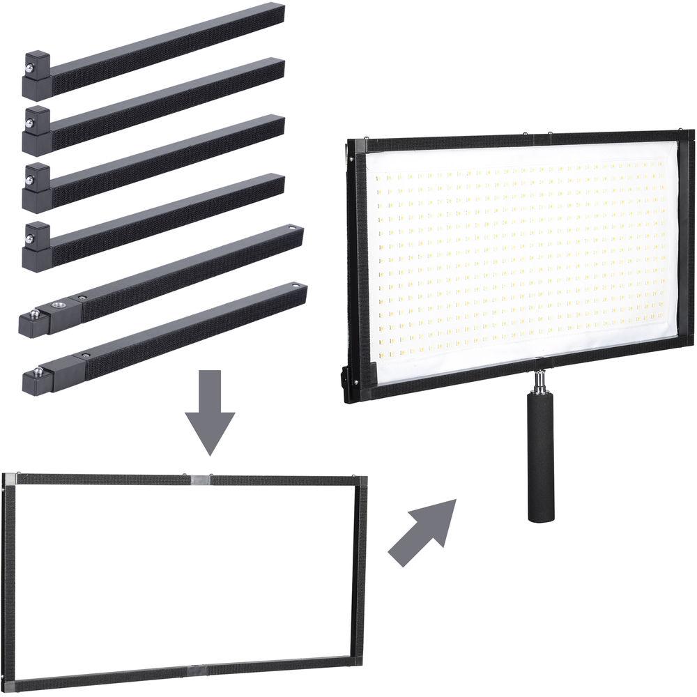 Bescor FM448 Bi-Color LED Light Mat with Battery Pack Kit