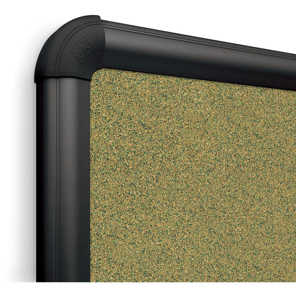 Best Rite Splash-Cork Tackboard with Black Presidential Trim