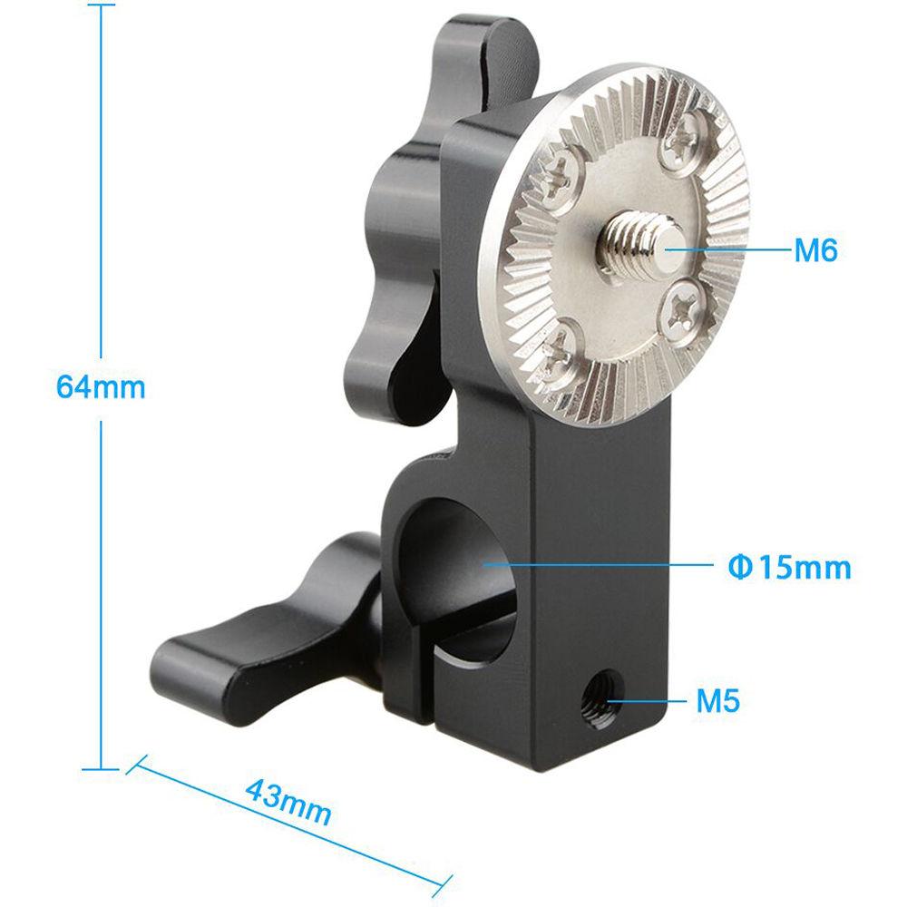 CAMVATE 15mm Rod Clamp with ARRI Rosette Mount