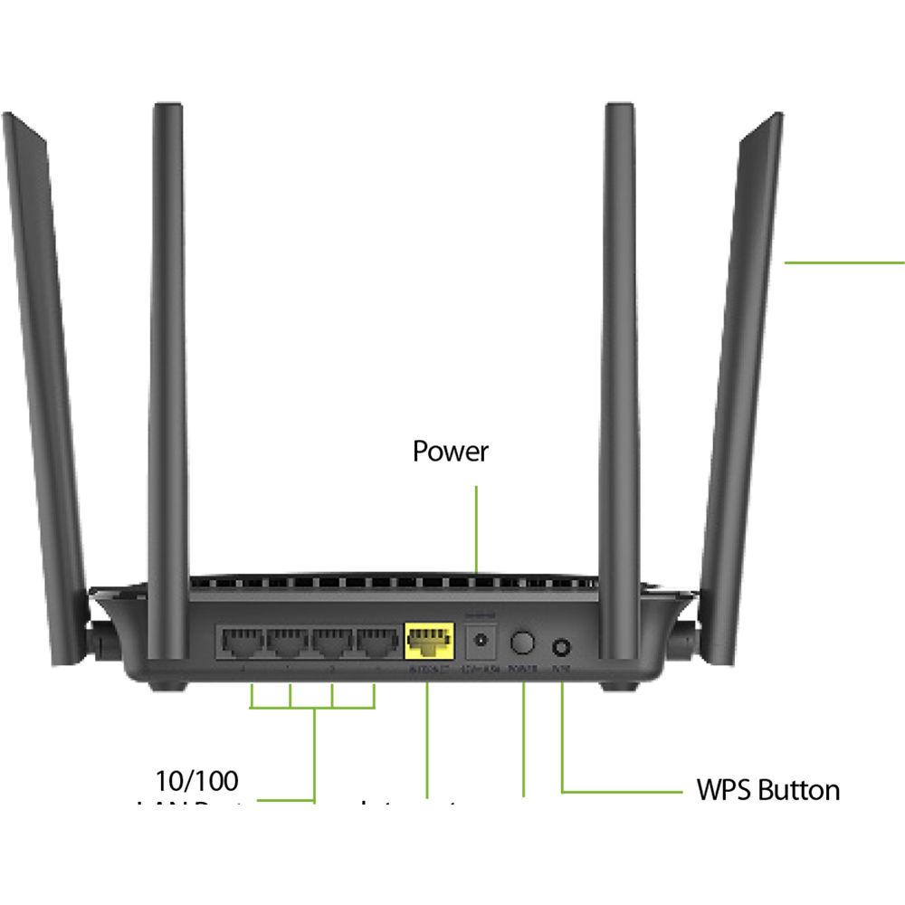 D-Link DIR-822-US AC1200 Wireless Dual-Band Fast Ethernet Router