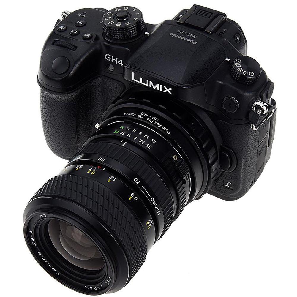 FotodioX Minolta MD Lens to Micro Four Thirds DLX Stretch Adapter