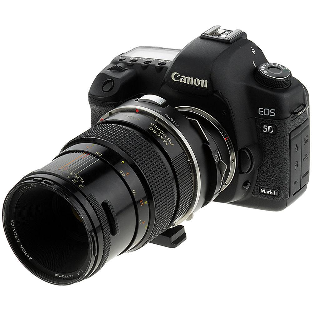FotodioX Pro Shift Mount Adapter for Bronica SQ-Mount Lens to Canon EOS Camera