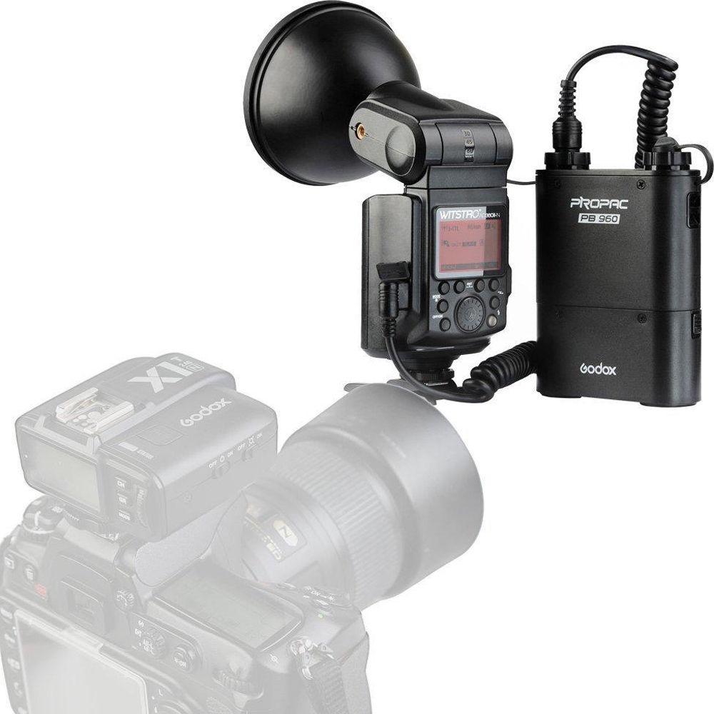 Godox AD360II-N WITSTRO TTL Portable Flash with Power Pack Kit for Nikon Cameras