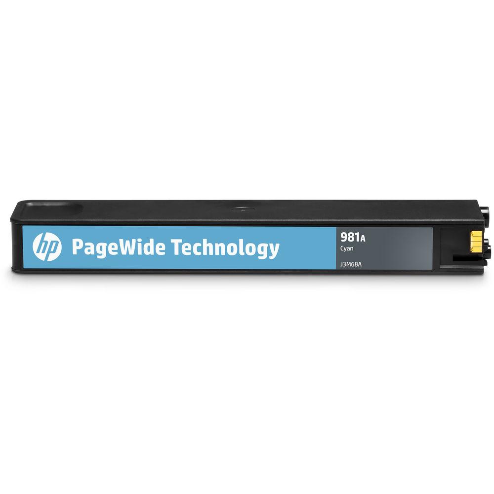 HP 981A Cyan PageWide Ink Cartridge, HP, 981A, Cyan, PageWide, Ink, Cartridge