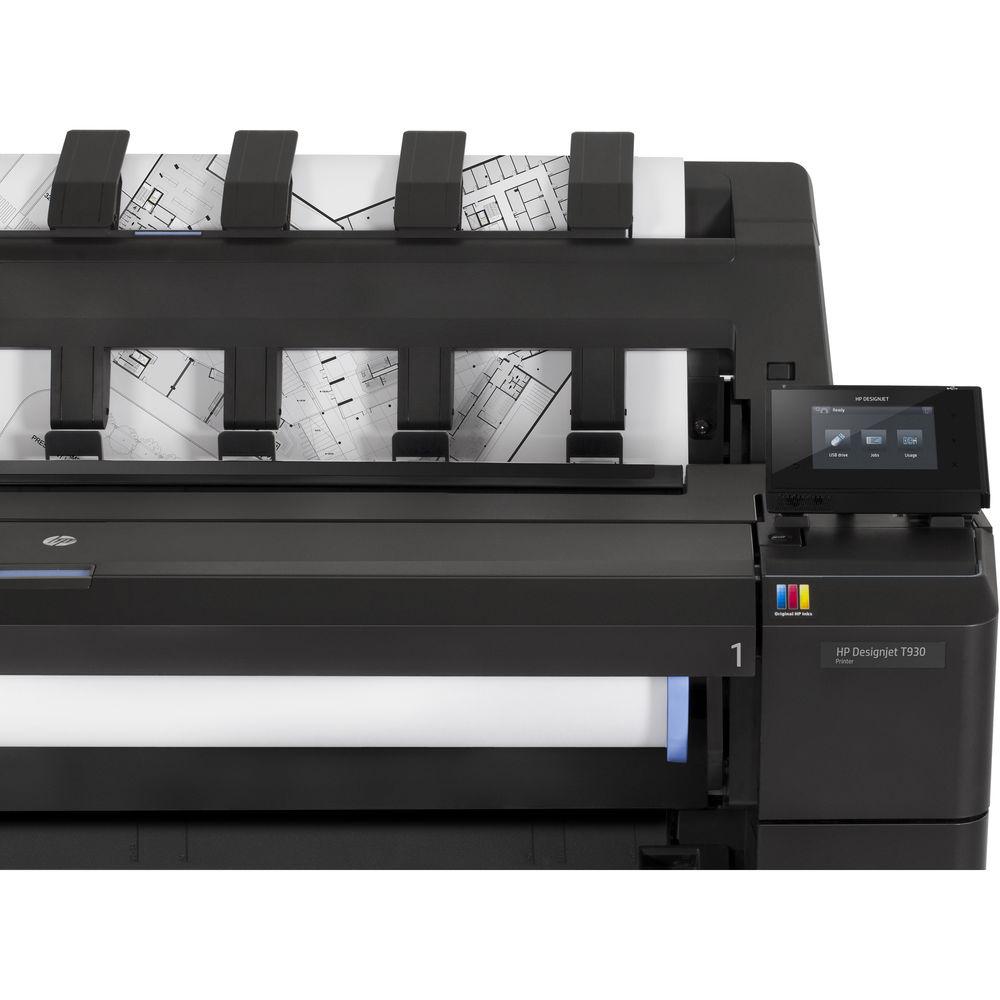 HP DesignJet T930 36" Postscript Printer with Encrypted HDD