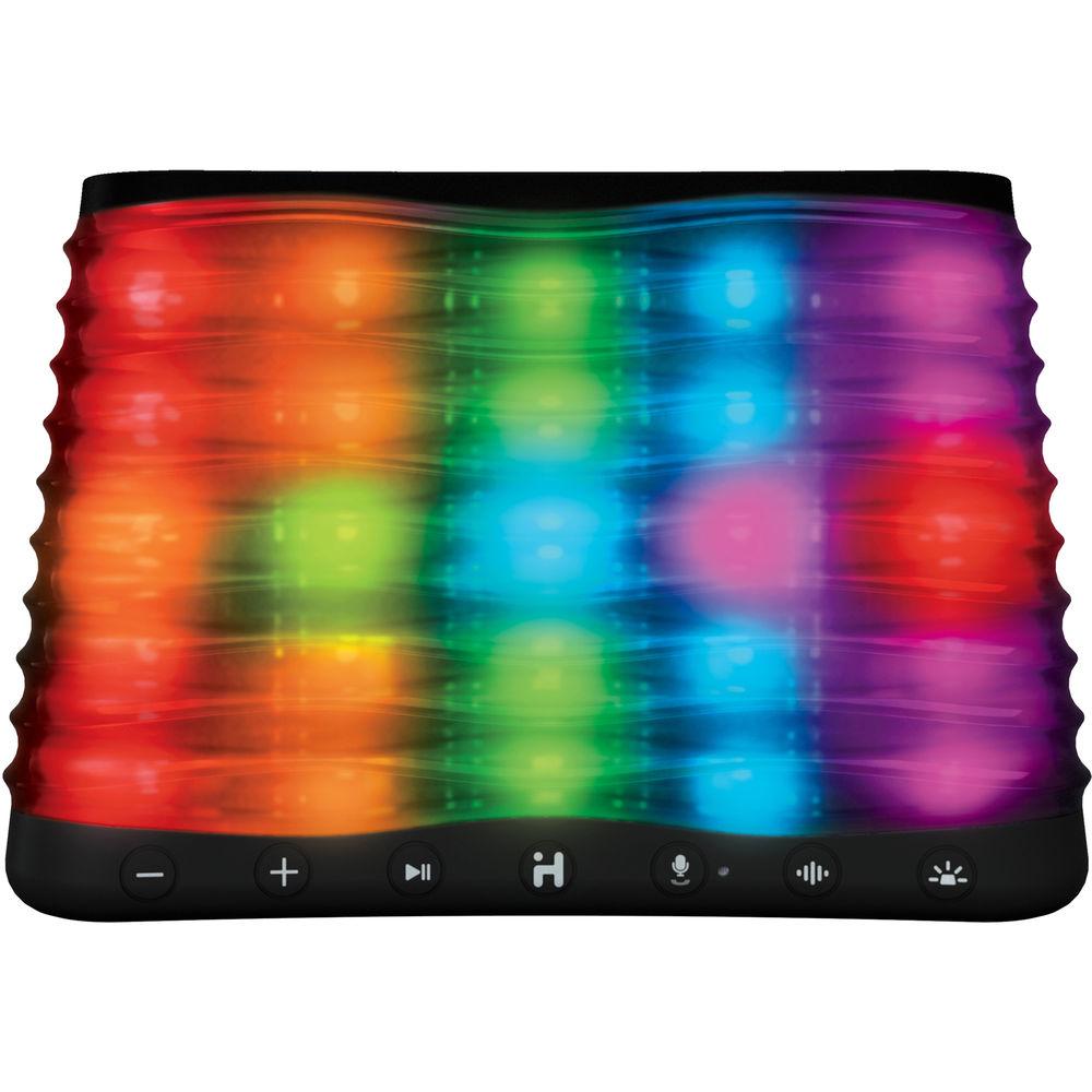 iHome iBT751B Color Changing Bluetooth Speaker with Disco Lighting