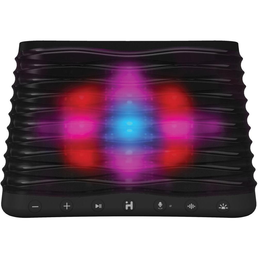 iHome iBT751B Color Changing Bluetooth Speaker with Disco Lighting