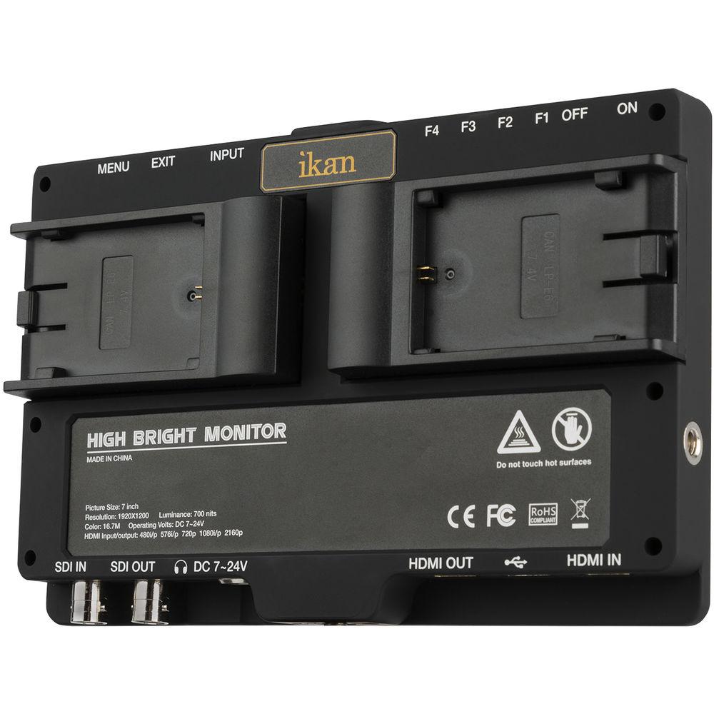 ikan Saga 7" High-Brightness On-Camera Monitor