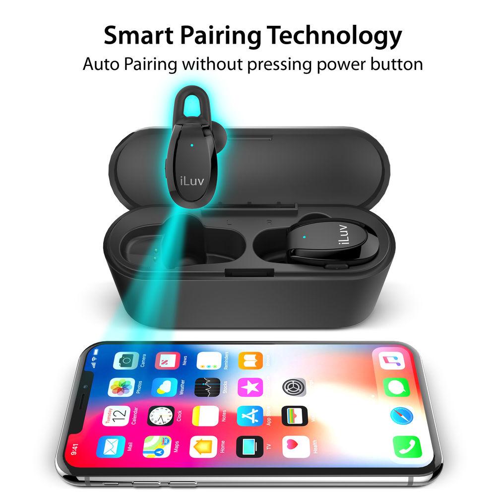 iLuv TrueBTAir Wireless In-Ear Fitness Earbuds with Charging Case