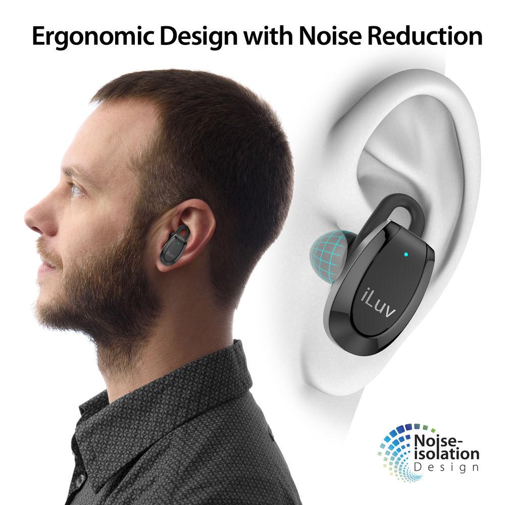 iLuv TrueBTAir Wireless In-Ear Fitness Earbuds with Charging Case