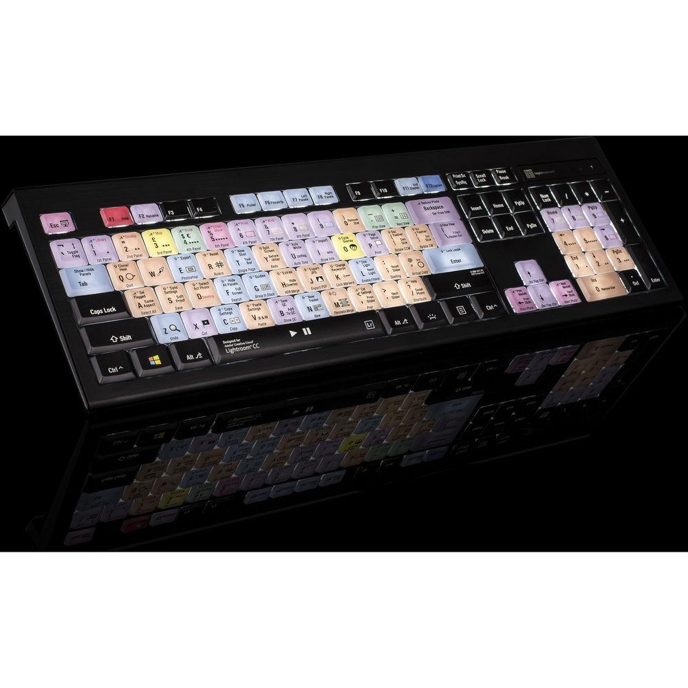 LogicKeyboard Astra Series Adobe Lightroom CC CS6 Backlit PC Keyboard