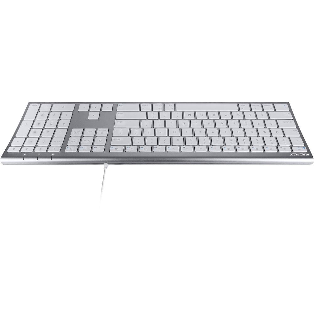 Macally Ultra Slim USB Wired Keyboard