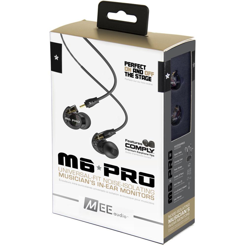 MEE audio M6 PRO 2nd Generation Universal-Fit Noise-Isolating Musician