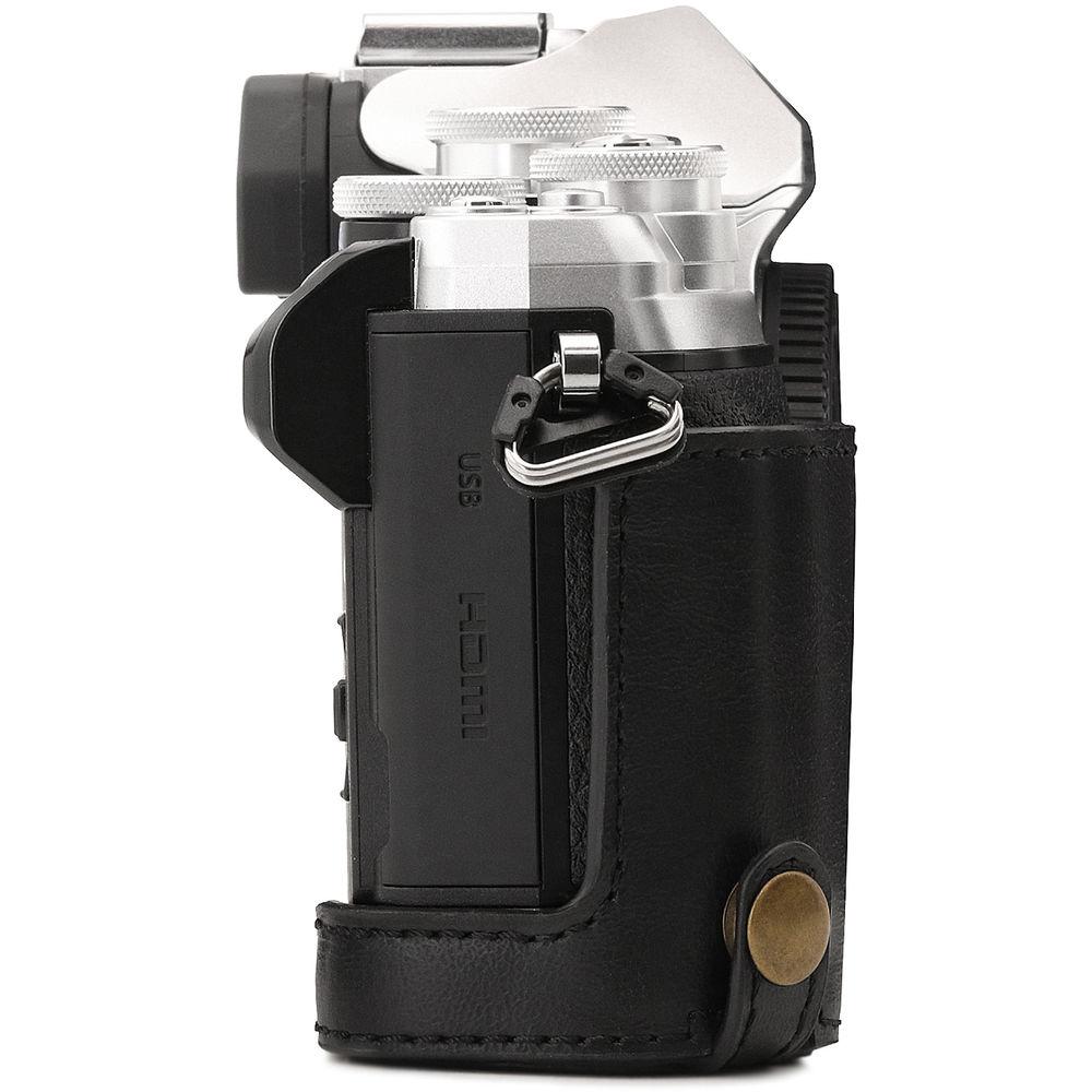 MegaGear Ever Ready Half Case and Strap for Olympus OM-D E-M10 Mark III