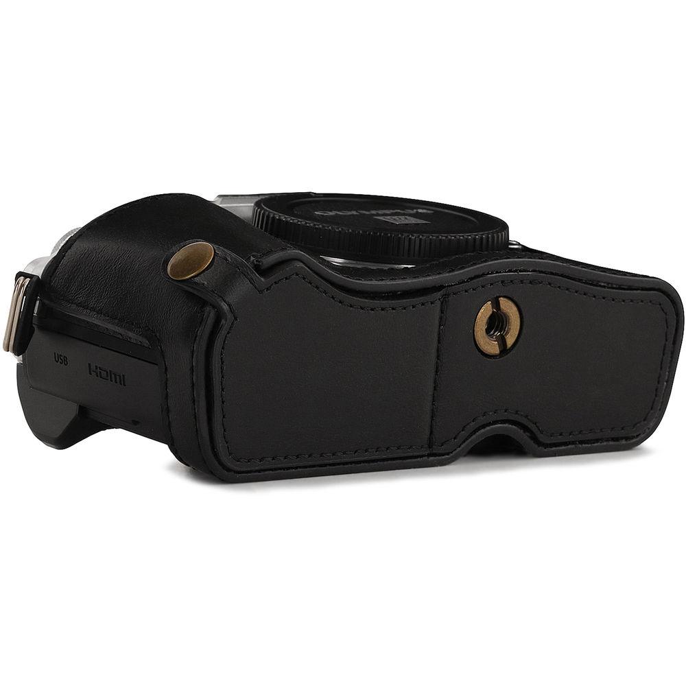 MegaGear Ever Ready Half Case and Strap for Olympus OM-D E-M10 Mark III