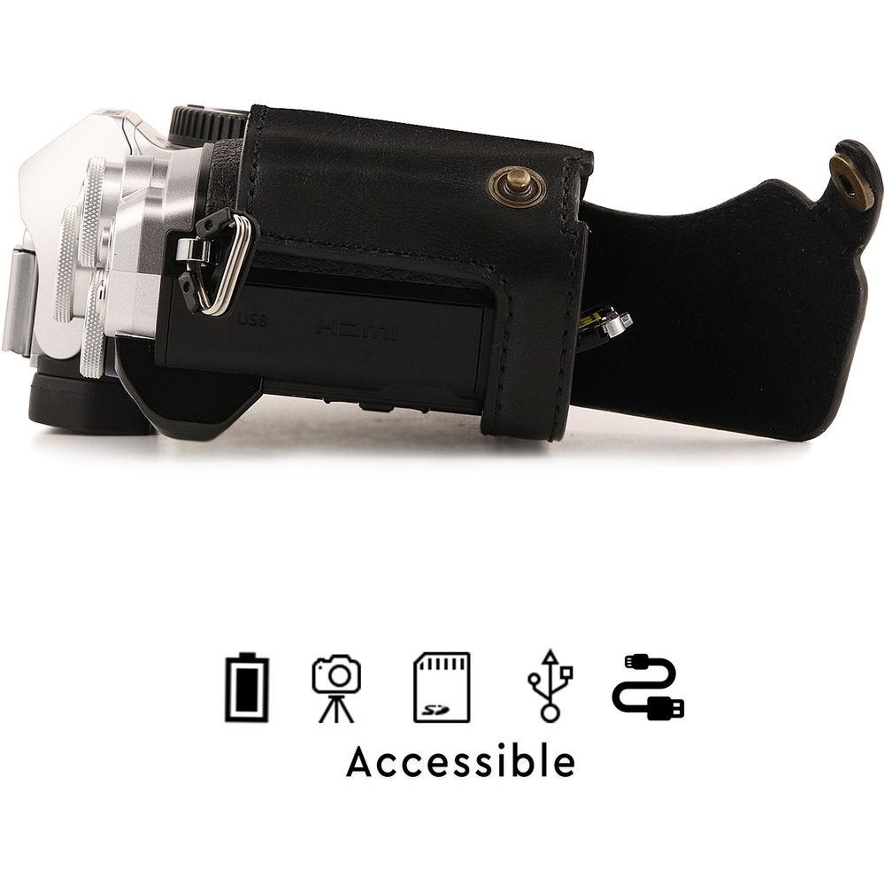 MegaGear Ever Ready Half Case and Strap for Olympus OM-D E-M10 Mark III