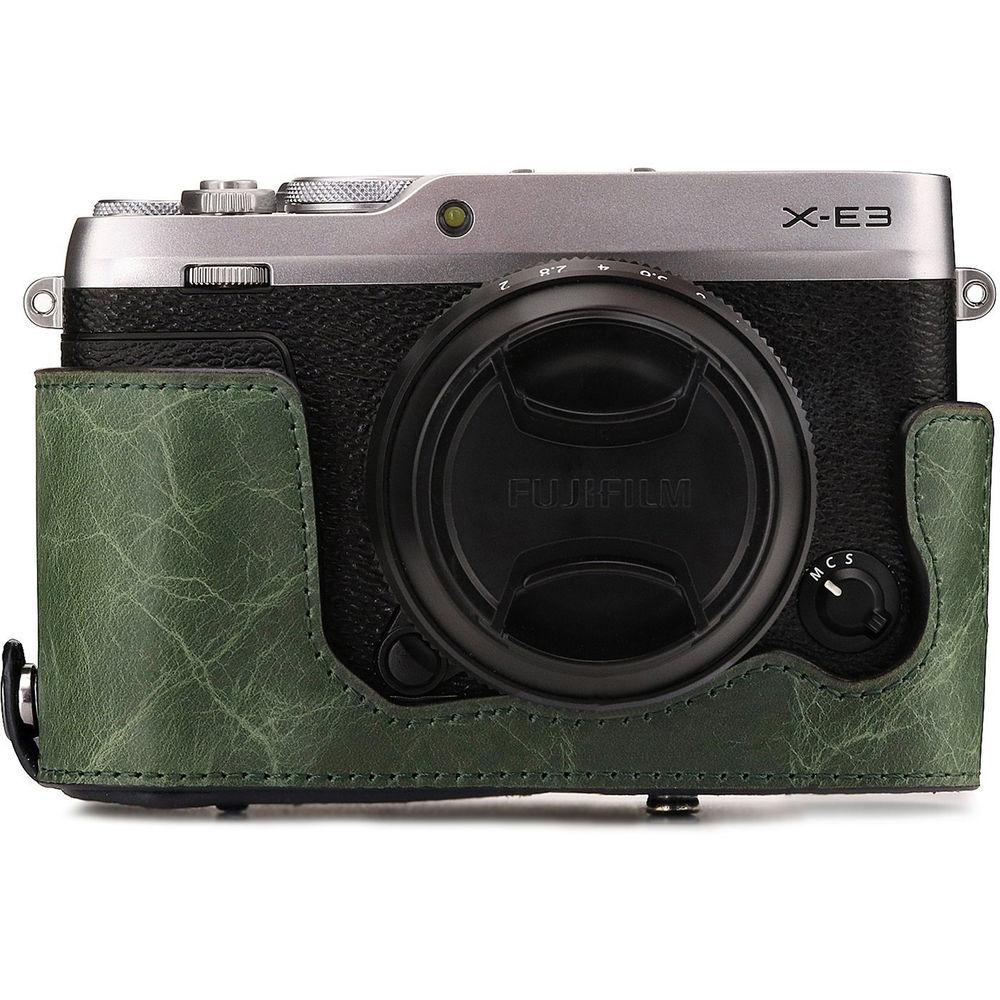 MegaGear Ever Ready Leather Camera Case for Fujifilm X-E3 with 23mm or 18-55mm Lens