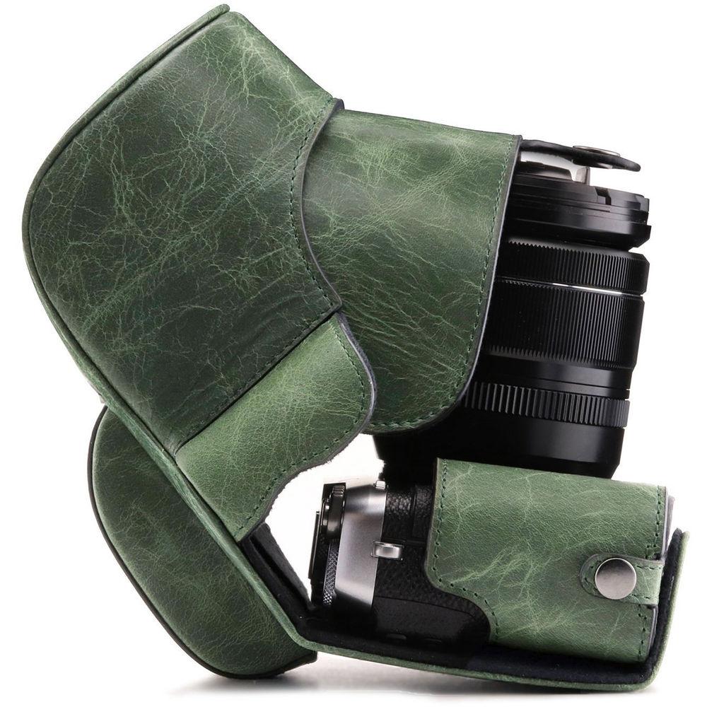 MegaGear Ever Ready Leather Camera Case for Fujifilm X-E3 with 23mm or 18-55mm Lens