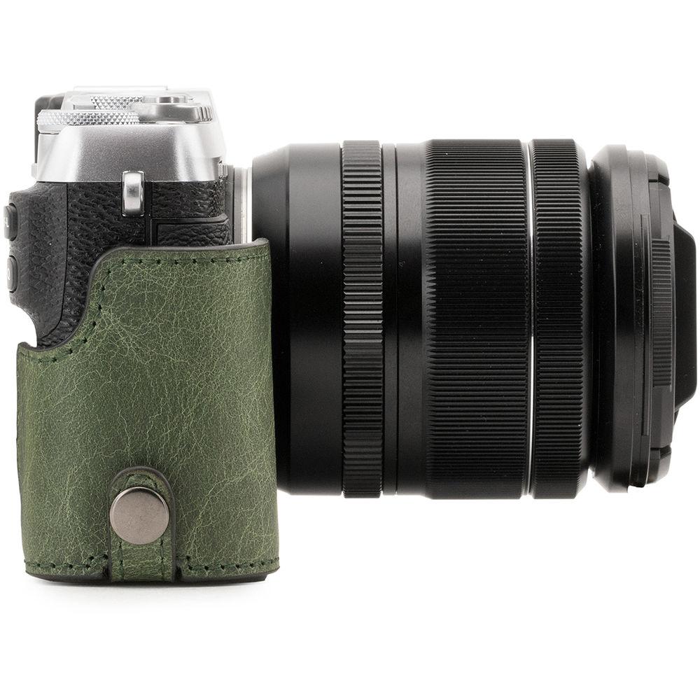 MegaGear Ever Ready Leather Half Case and Strap for Fujifilm X-E3