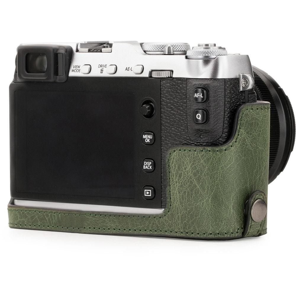MegaGear Ever Ready Leather Half Case and Strap for Fujifilm X-E3