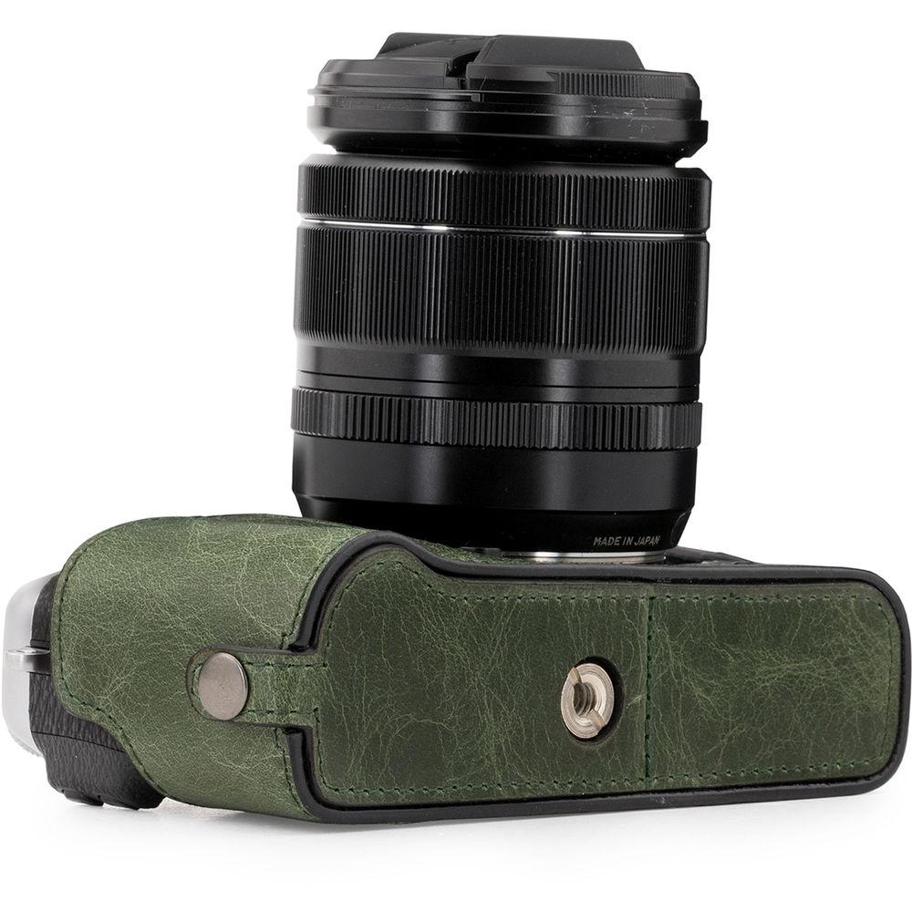 MegaGear Ever Ready Leather Half Case and Strap for Fujifilm X-E3