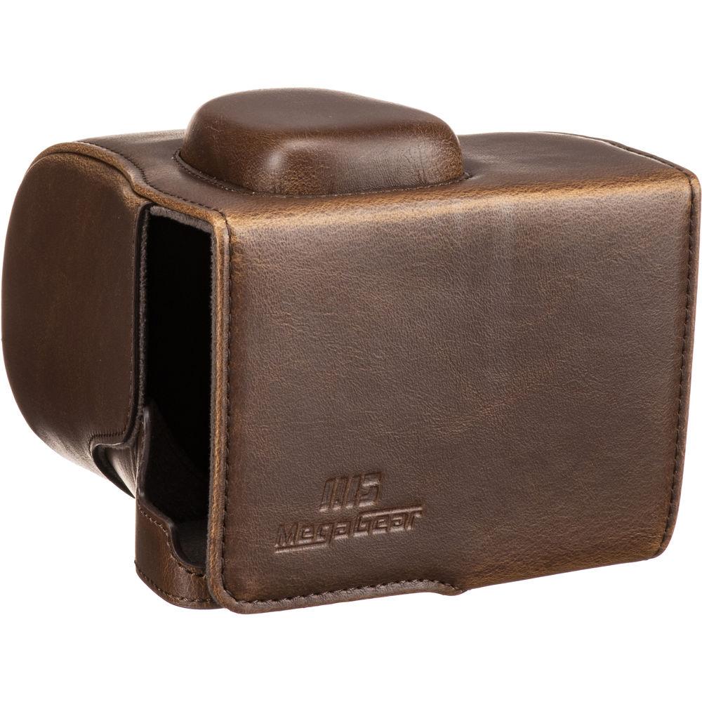 MegaGear Ever Ready PU Leather Case and Strap for Nikon D3500