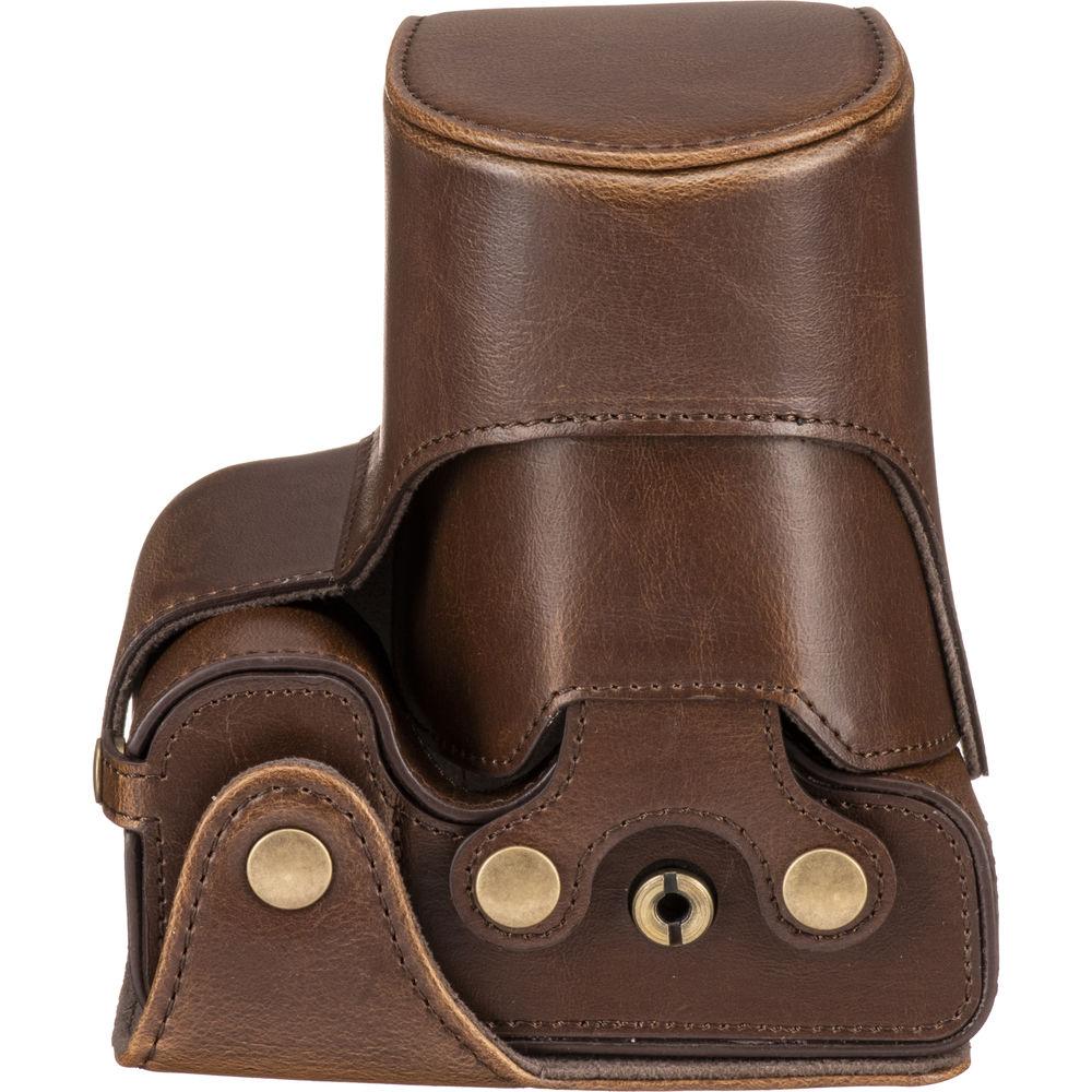 MegaGear Ever Ready PU Leather Case and Strap for Nikon D3500