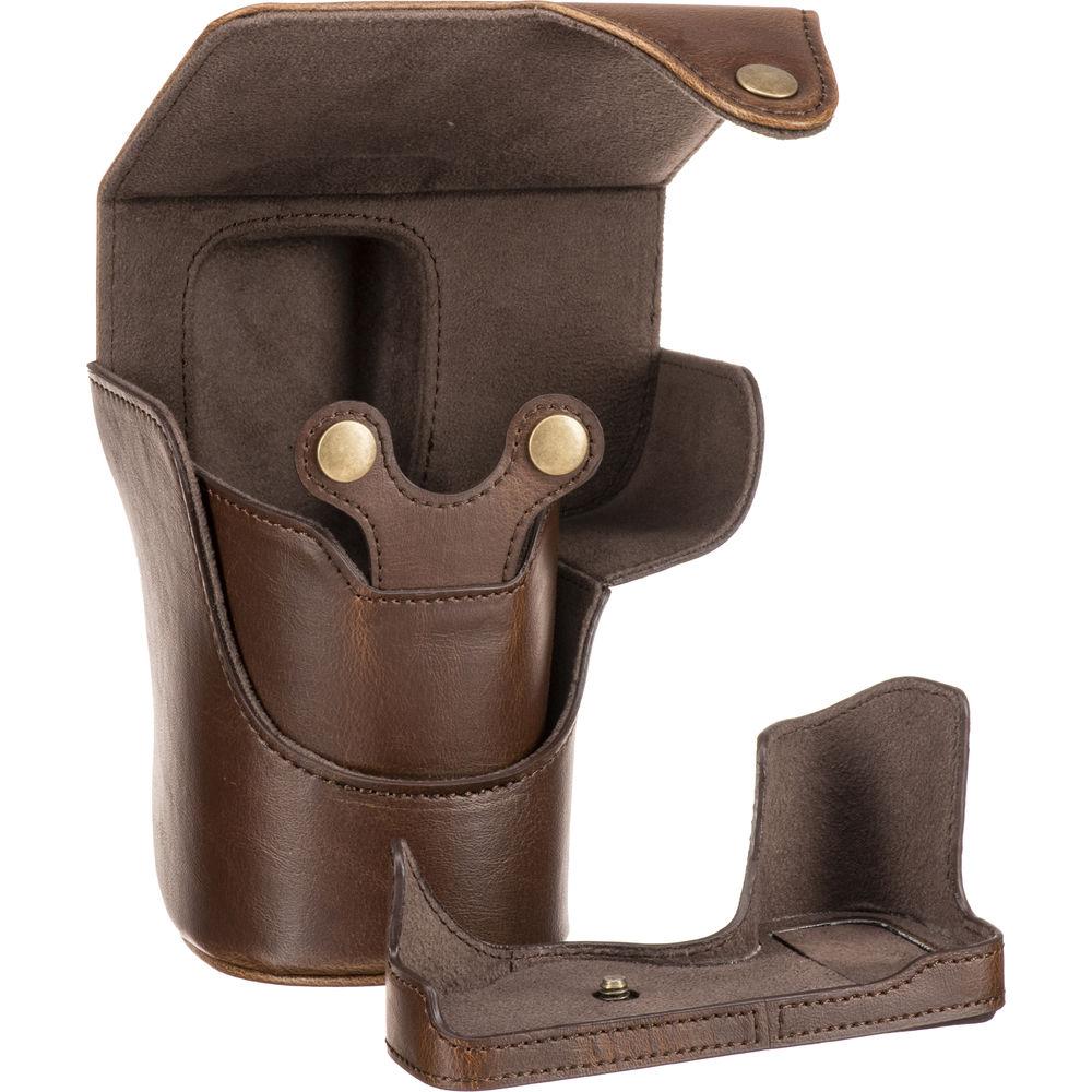 MegaGear Ever Ready PU Leather Case and Strap for Nikon D3500