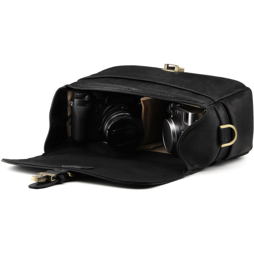 MegaGear Leather Camera Messenger Bag