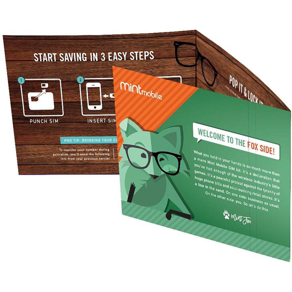 Mint Mobile 3-Month 8GB Prepaid SIM Card Kit