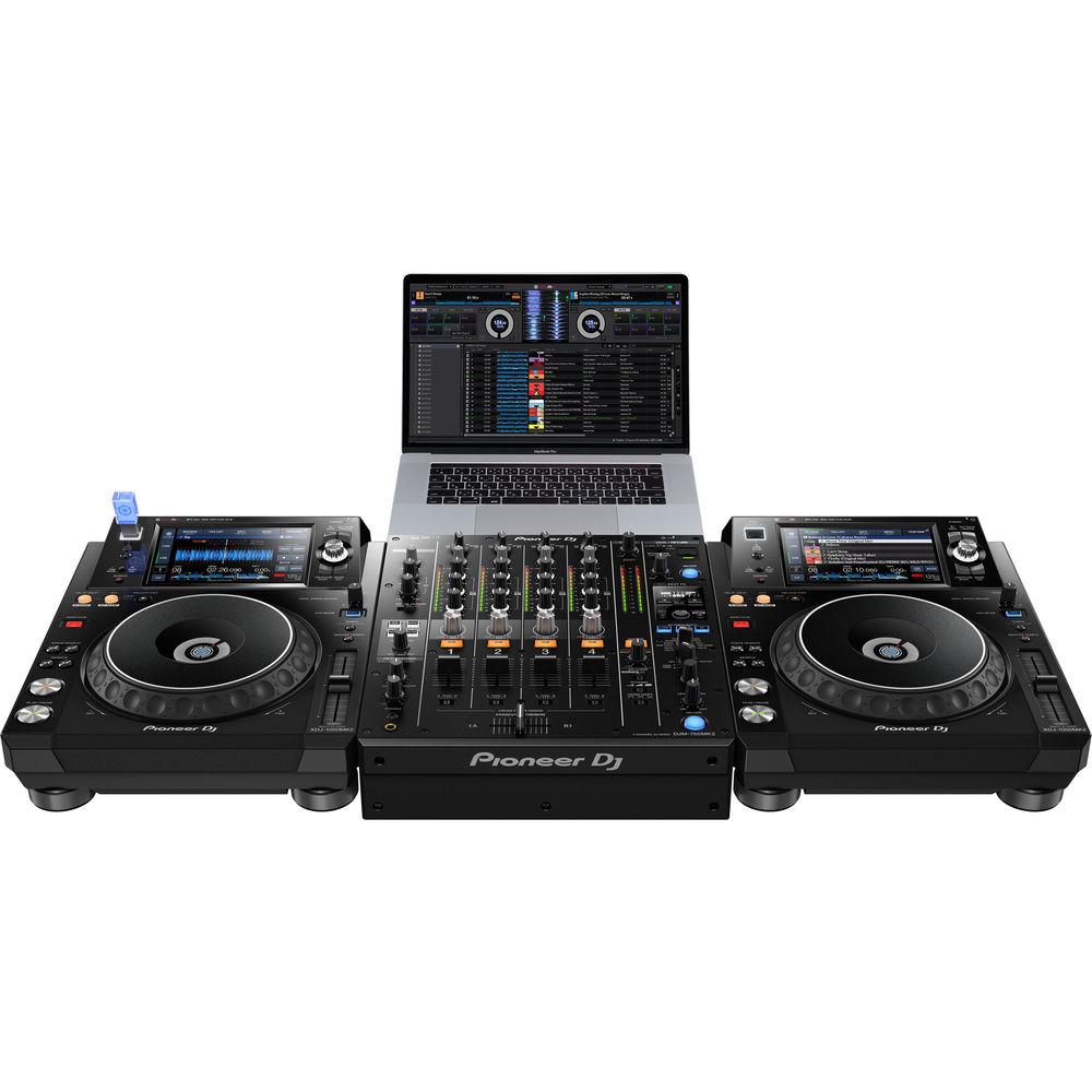 Pioneer DJ DJM-750MK2 4-Channel Professional DJ Club Mixer with USB Soundcard