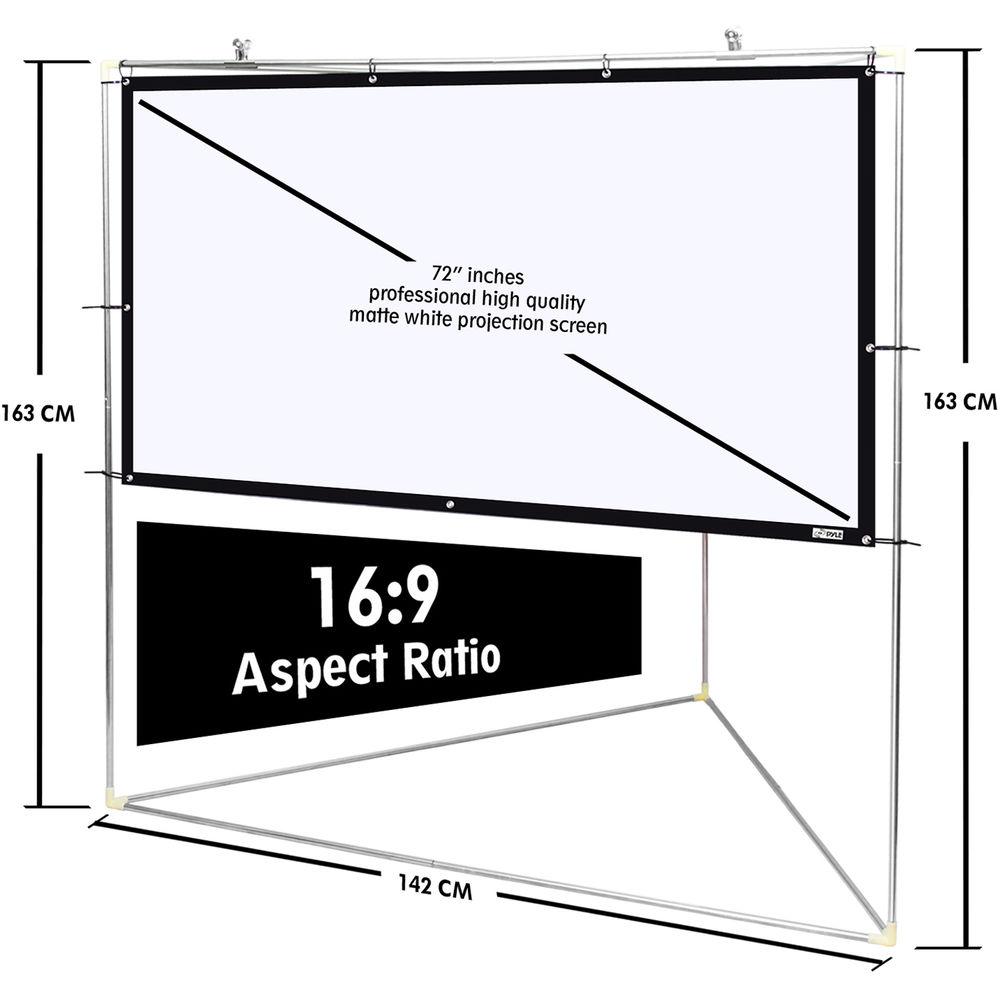 Pyle Pro Portable Outdoor Projector Screen
