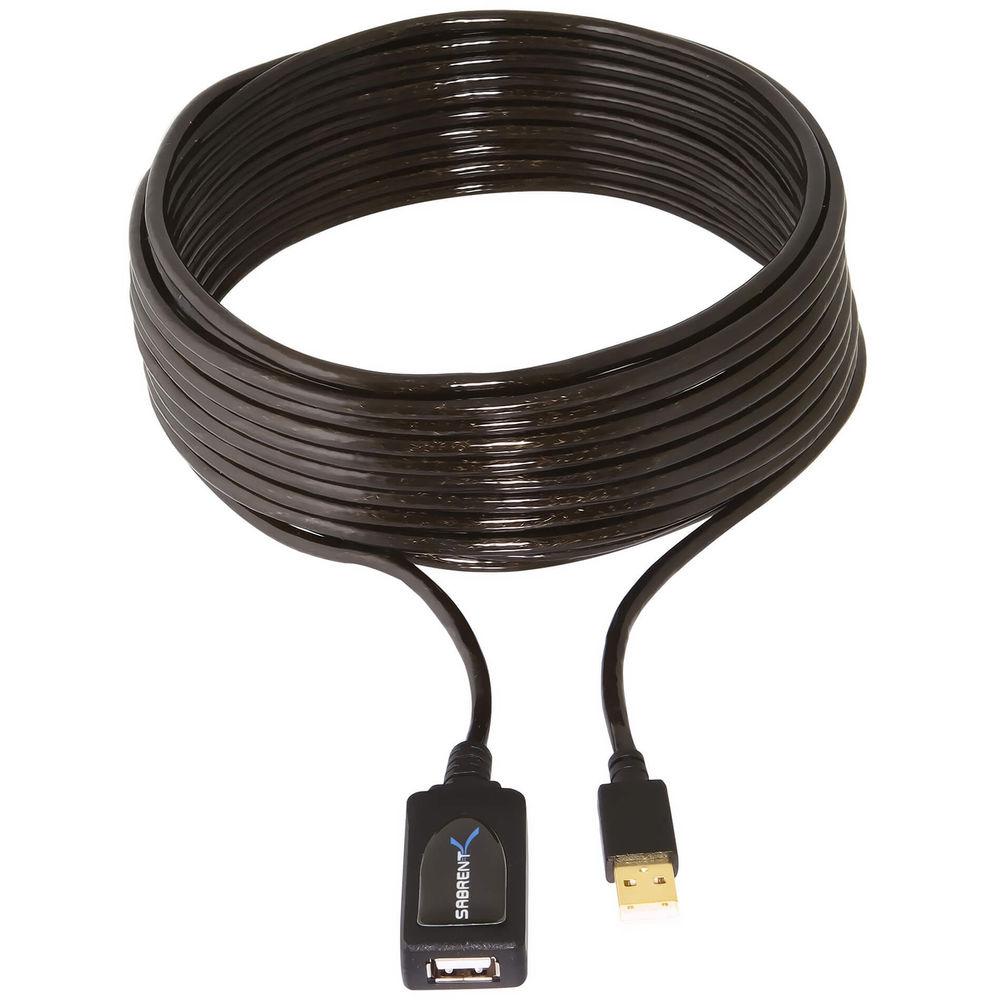 Sabrent USB 2.0 Male to Female Active Extension Cable
