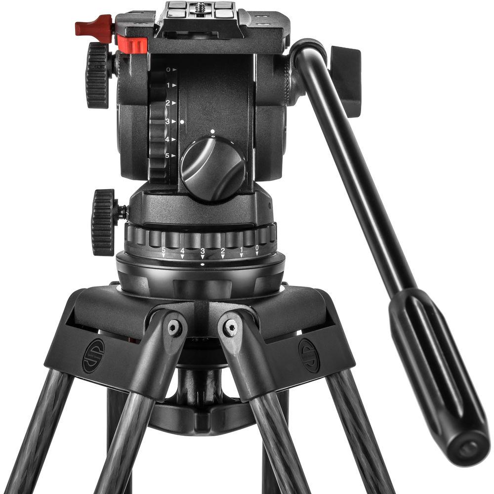 Sachtler FSB 10 ENG 2 CF Carbon Fiber Tripod System with Sideload Plate