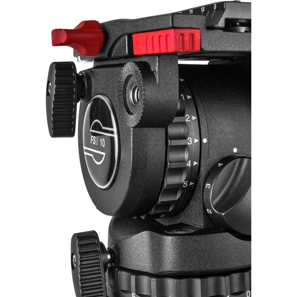 Sachtler FSB 10 ENG 2 CF Carbon Fiber Tripod System with Sideload Plate