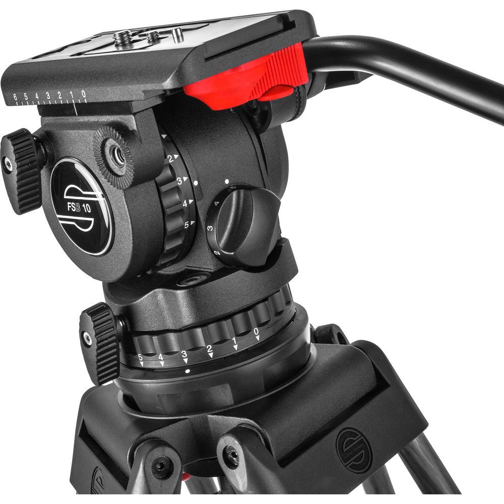 Sachtler FSB 10 T ENG 2 CF Carbon Fiber Tripod System with Touch & Go Plate