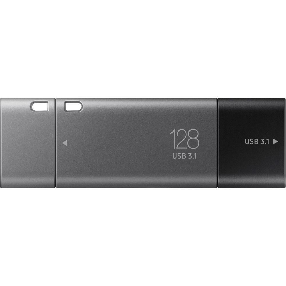 Samsung 128GB DUO Plus USB 3.1 Gen 2 Type-C Flash Drive with USB Type-A Adapter