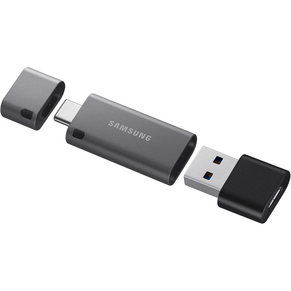 Samsung 128GB DUO Plus USB 3.1 Gen 2 Type-C Flash Drive with USB Type-A Adapter
