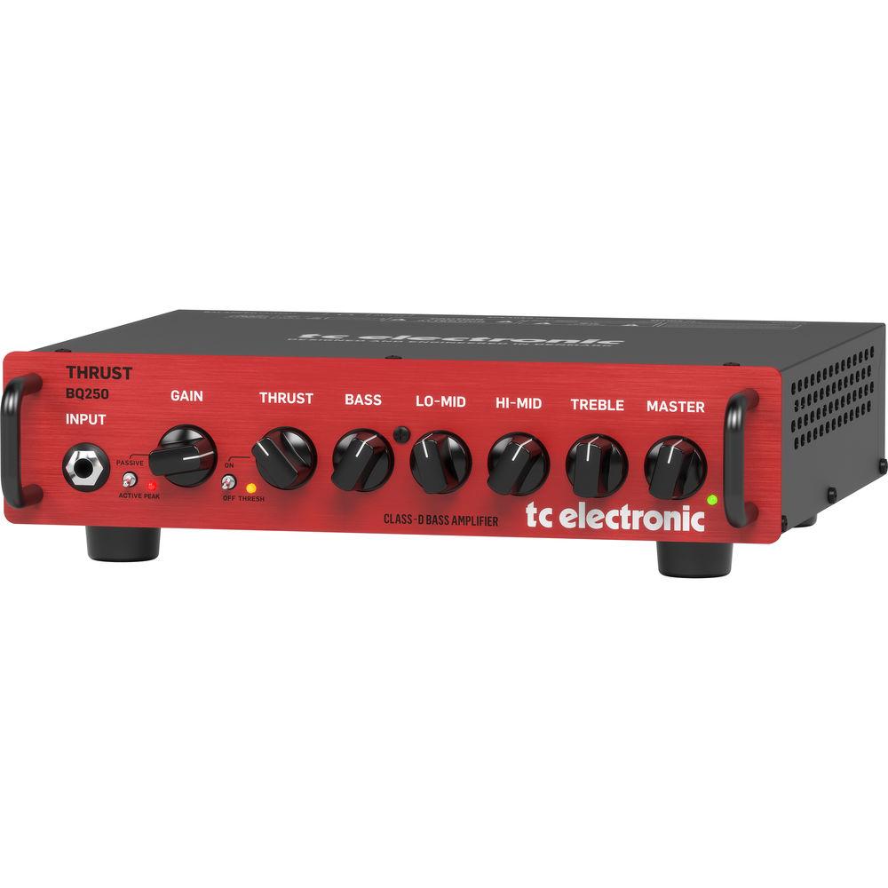 TC Electronic BQ250 Portable Bass Head with MOSFET Preamp and Thrust Compressor
