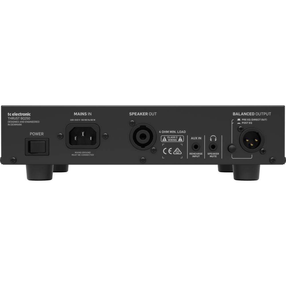 TC Electronic BQ250 Portable Bass Head with MOSFET Preamp and Thrust Compressor