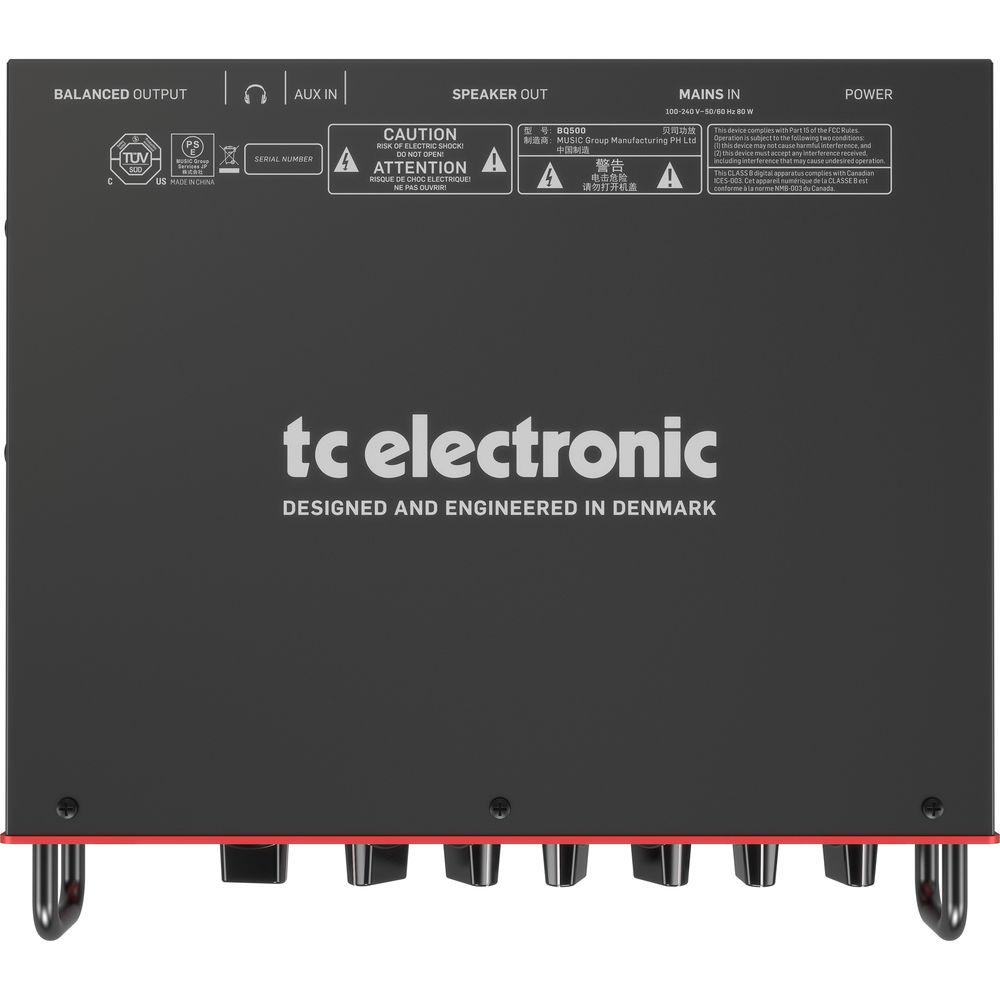 TC Electronic BQ500 Portable Bass Head with MOSFET Preamp and Thrust Compressor
