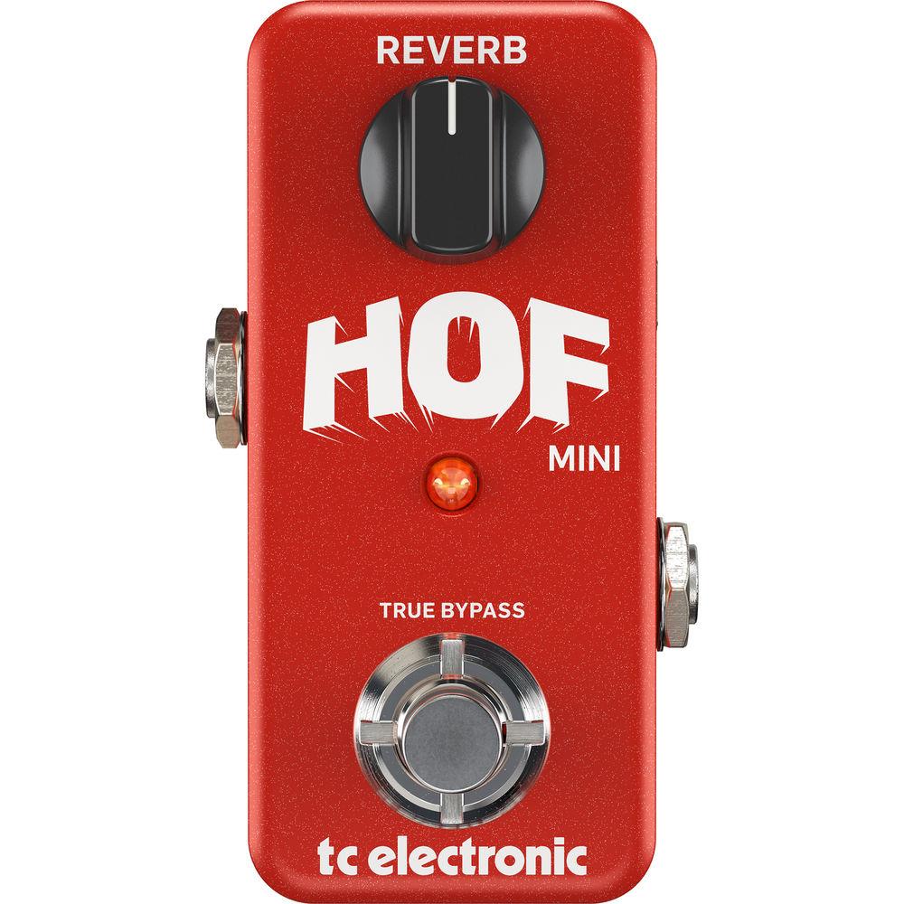 TC Electronic Hall of Fame Mini Reverb Pedal for Electric Guitars