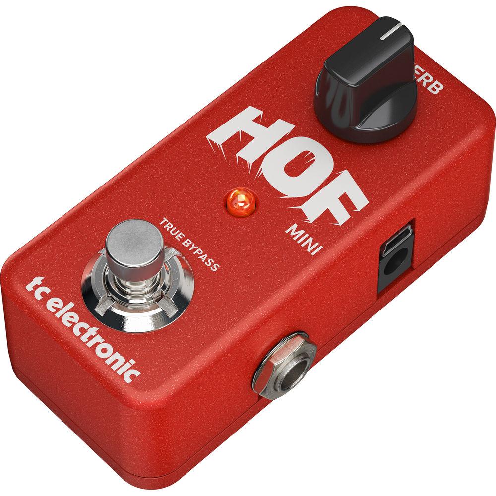TC Electronic Hall of Fame Mini Reverb Pedal for Electric Guitars