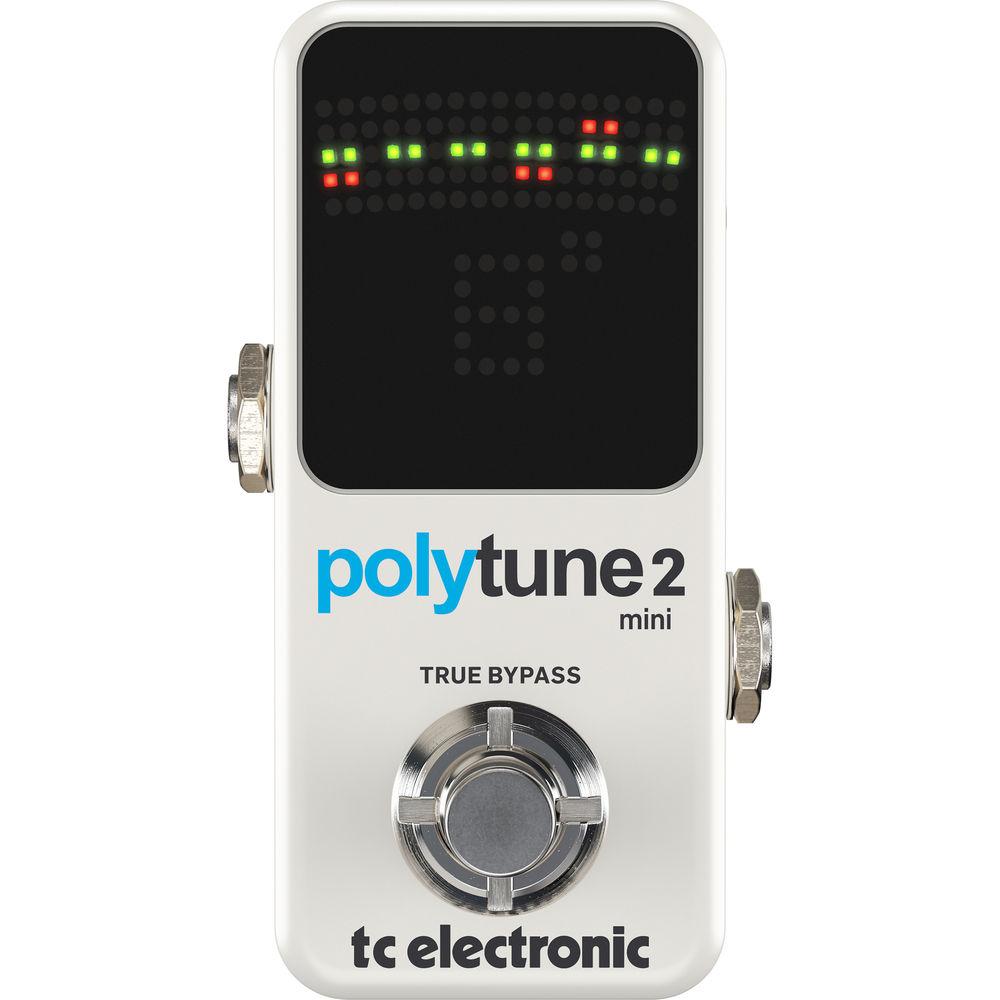 TC Electronic POLYTUNE 2 MINI Polyphonic Tuner Pedal for Electric Guitar