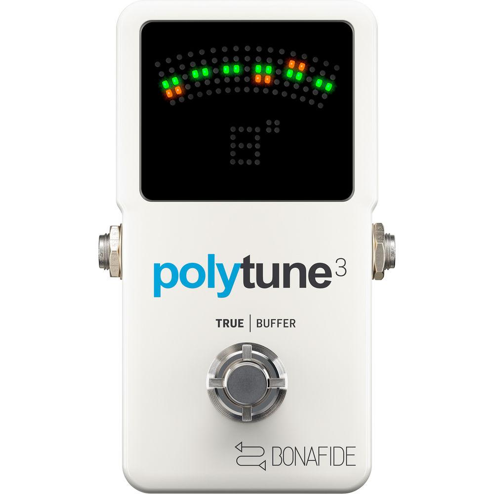 TC Electronic Polytune 3 Polyphonic Tuner Pedal with Bonafide Buffer