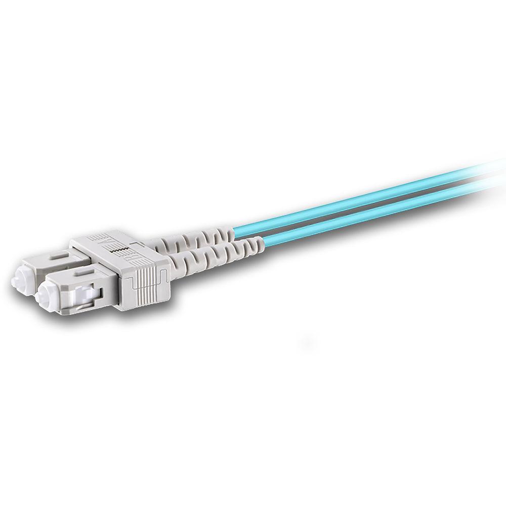 TechLogix Networx OM4 2.0mm Duplex Multimode Economy Premade Cable with LC to SC Connectors