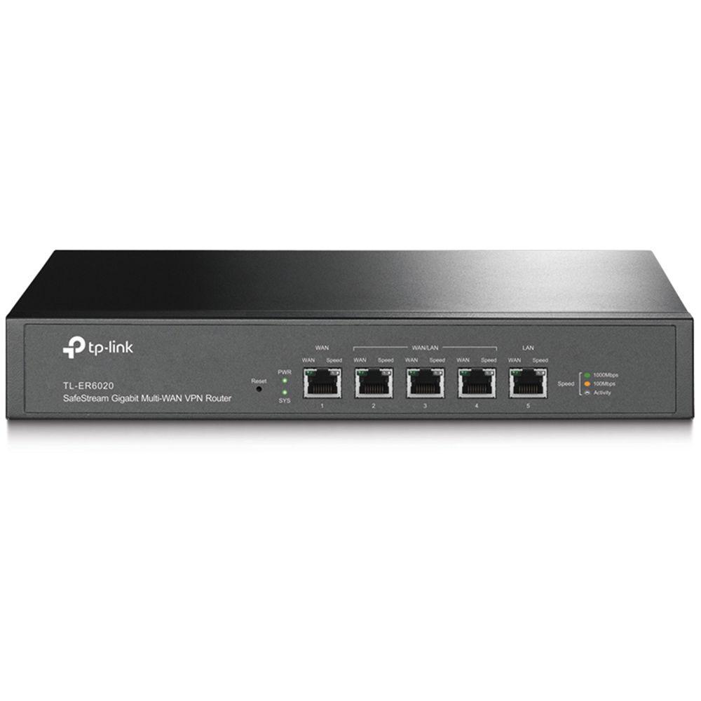 TP-Link TL-ER6020 SafeStream Gigabit Dual-WAN VPN Router, TP-Link, TL-ER6020, SafeStream, Gigabit, Dual-WAN, VPN, Router